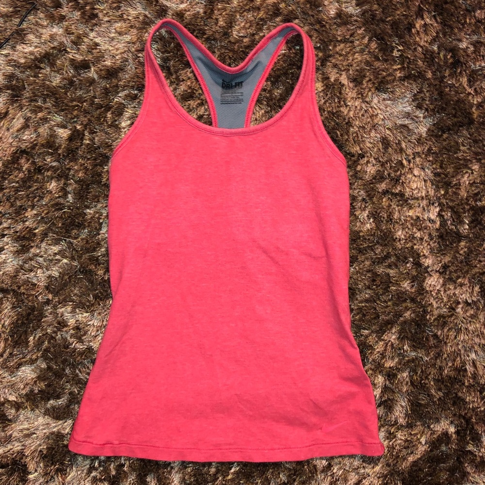 Nike Dri-Fit running tank with built in bra